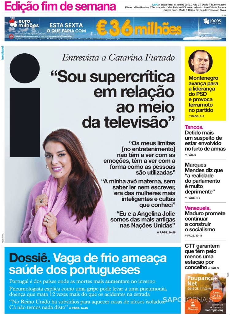 Portada de I - informação (Portugal)