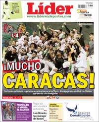 Portada de Lider en deportes (Venezuela)