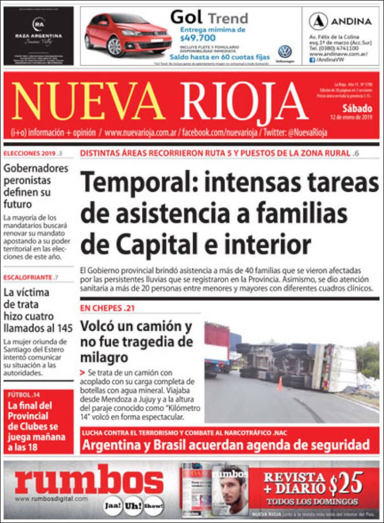 Portada de Nueva Rioja (Argentina)