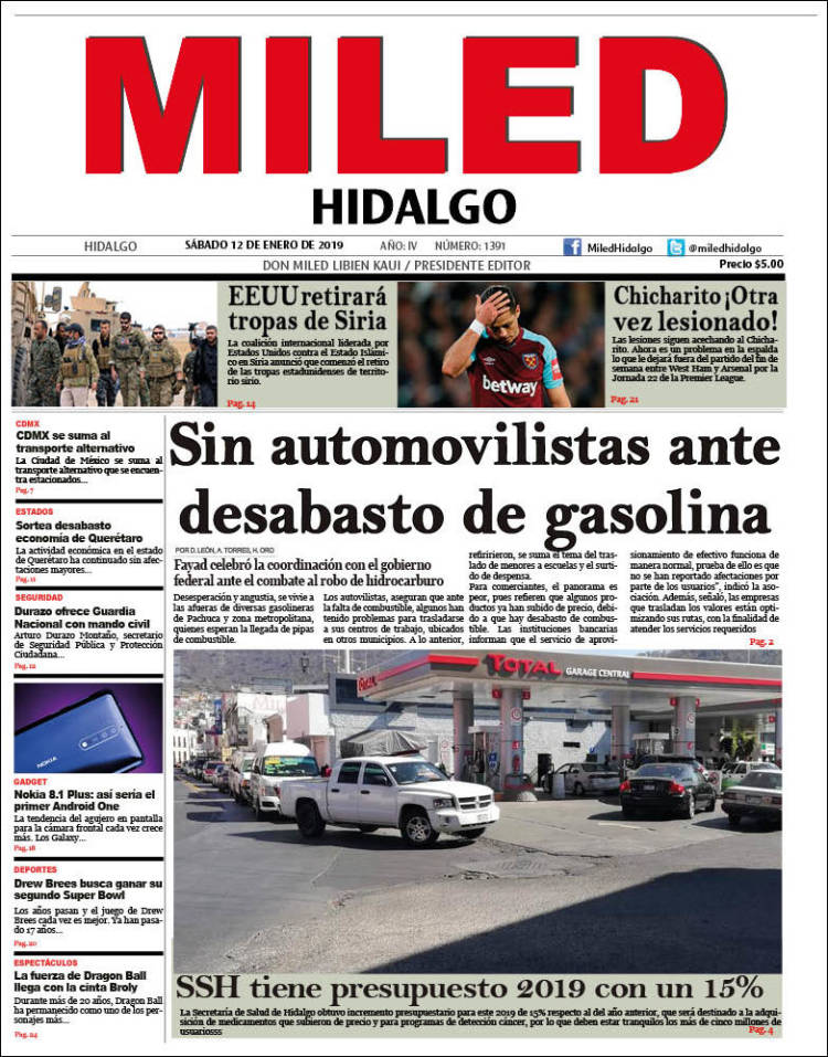 Portada de Miled - Hidalgo (México)
