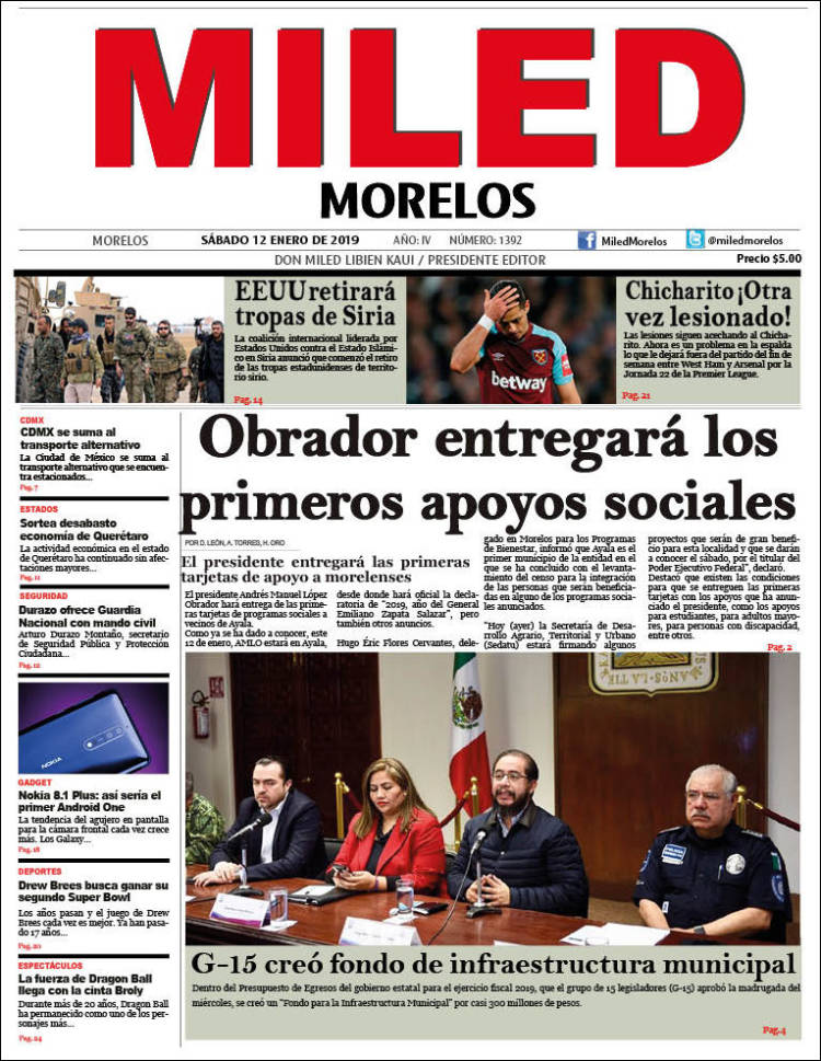 Portada de Miled - Morelos (México)