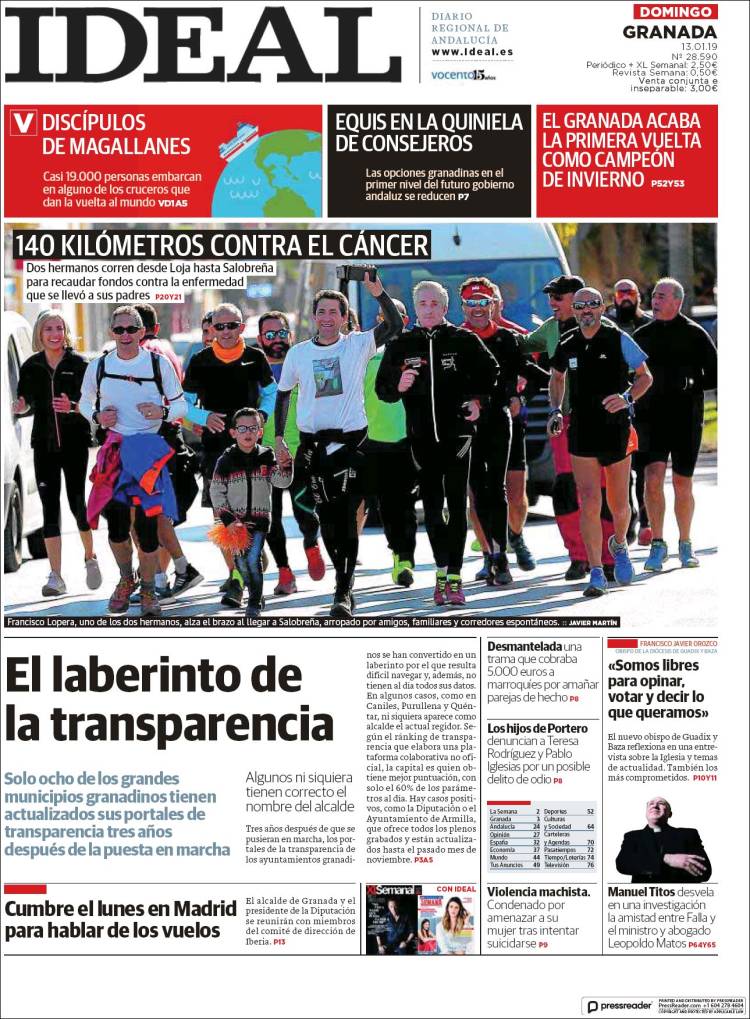 Portada de Ideal (España)