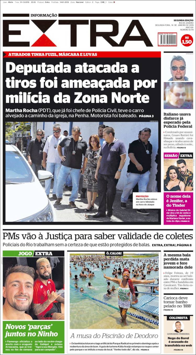 Portada de Extra (Brasil)