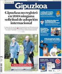 Portada de Noticias de Gipuzkoa (Spain)