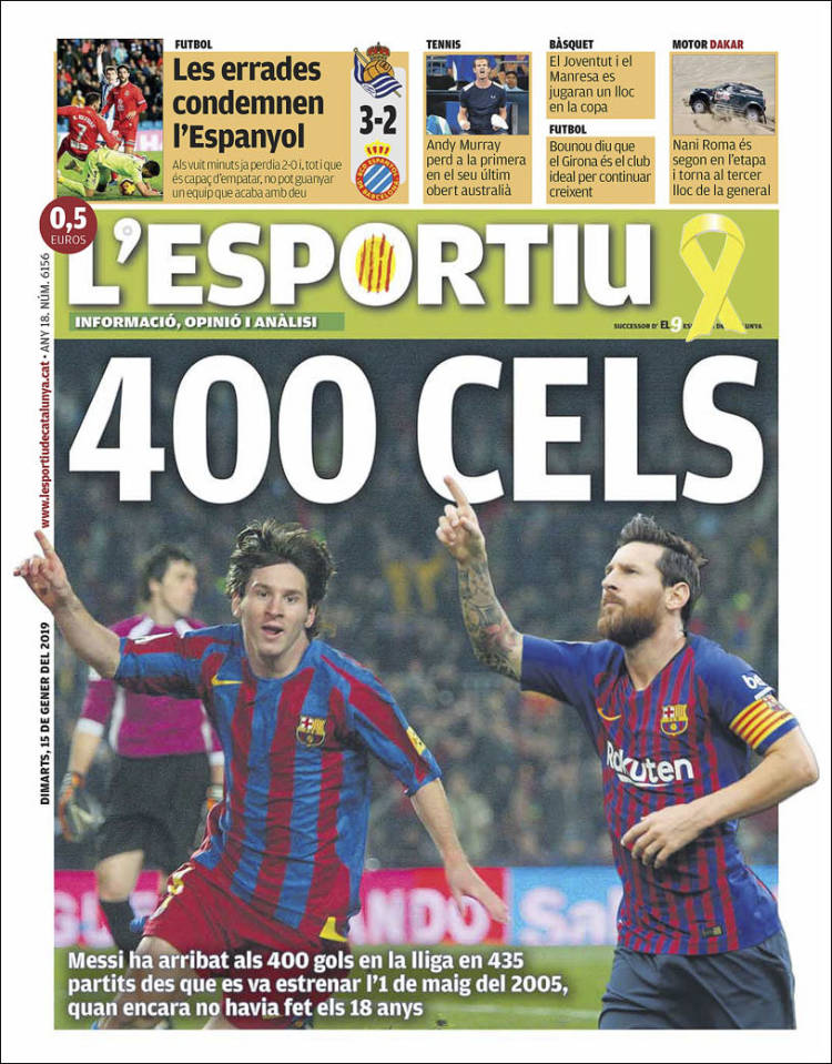 Portada de L'Esportiu (España)