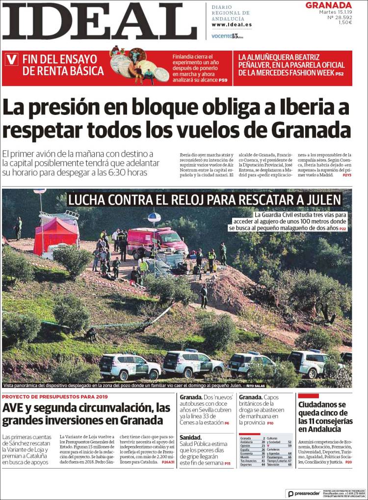 Portada de Ideal (España)