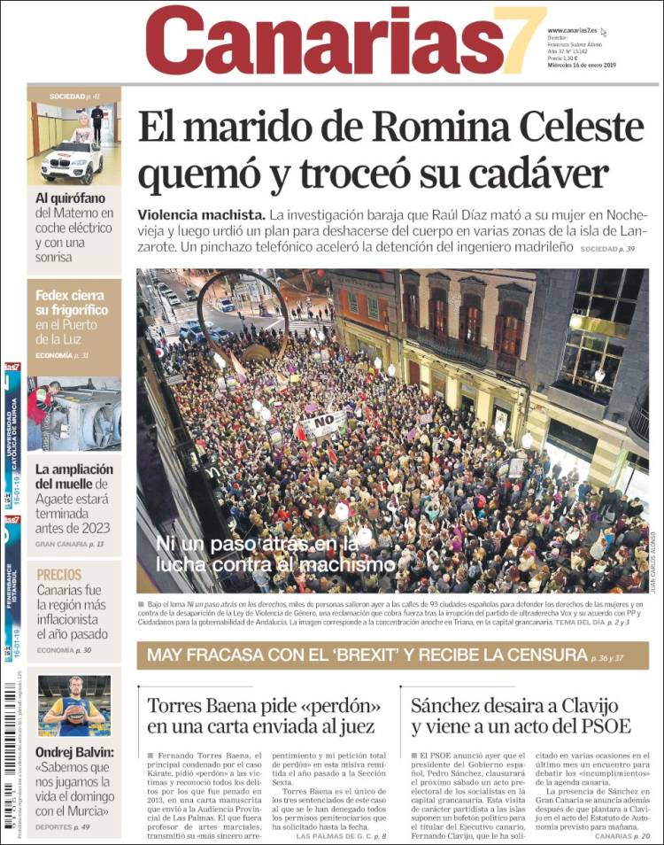 Portada de Canarias 7 - Fuerteventura (Espa&ntilde;a)