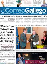 Portada de El Correo Gallego (Espa&ntilde;a)