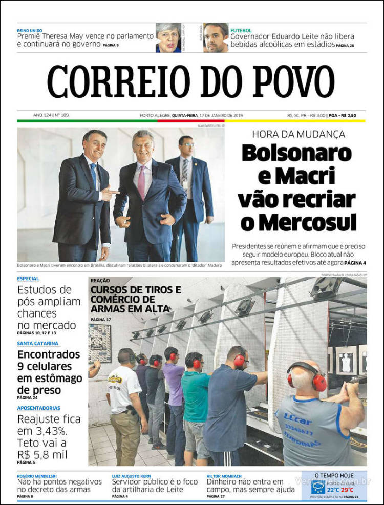 Portada de Correio Do Povo (Brasil)