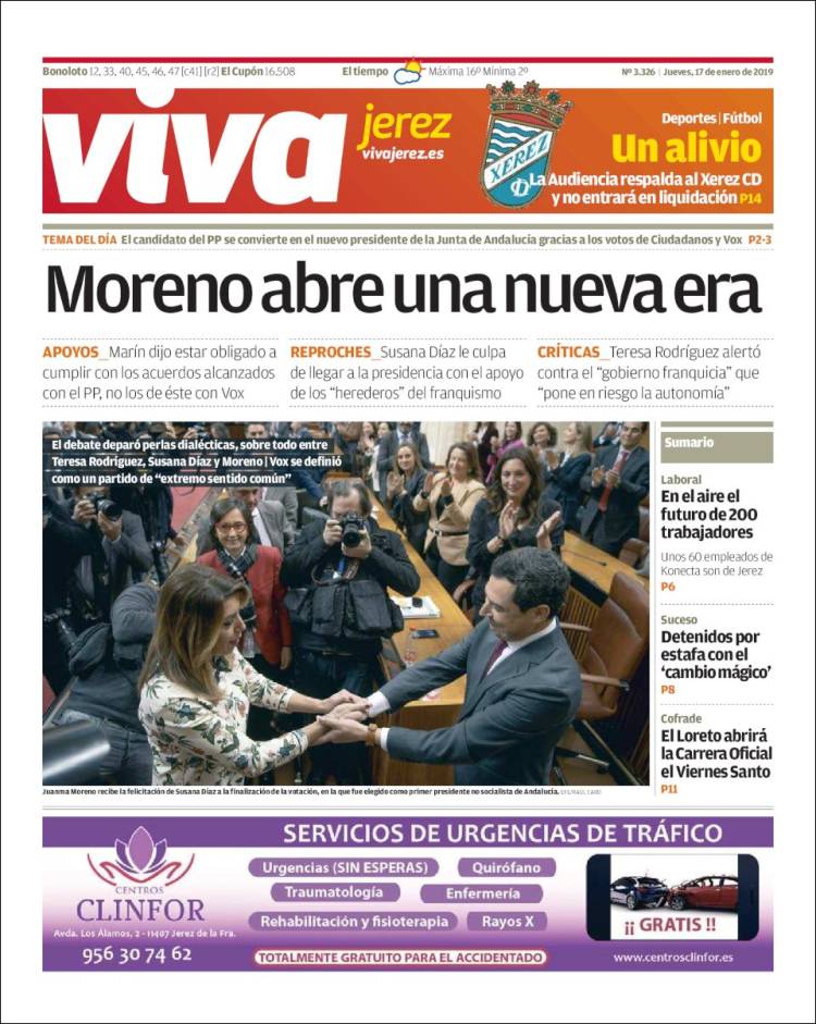 Portada de Viva Jerez (España)