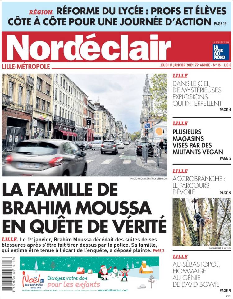 Portada de Nord Éclair (Francia)