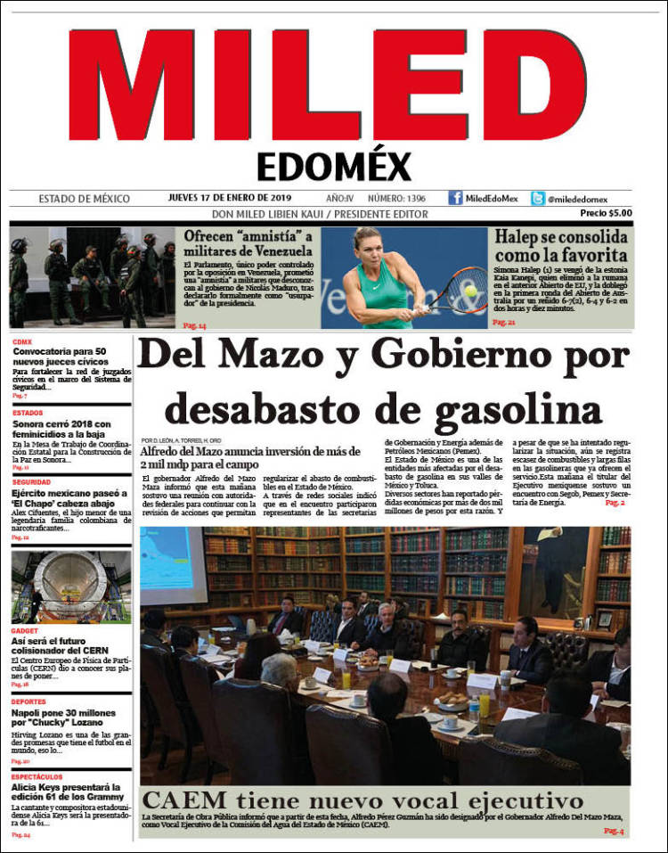 Portada de Miled - Estado de México (México)