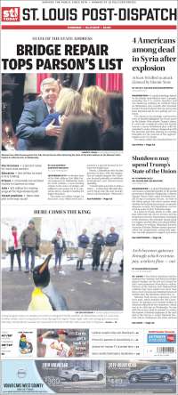 Portada de St. Louis Post-Dispatch (USA)