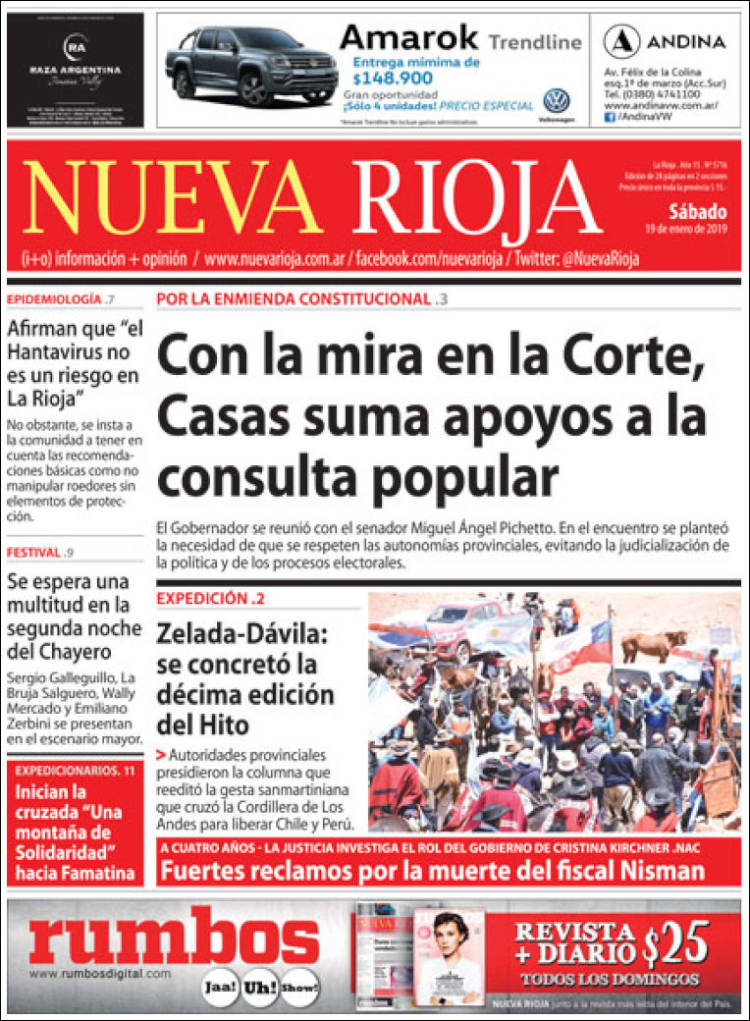 Portada de Nueva Rioja (Argentina)