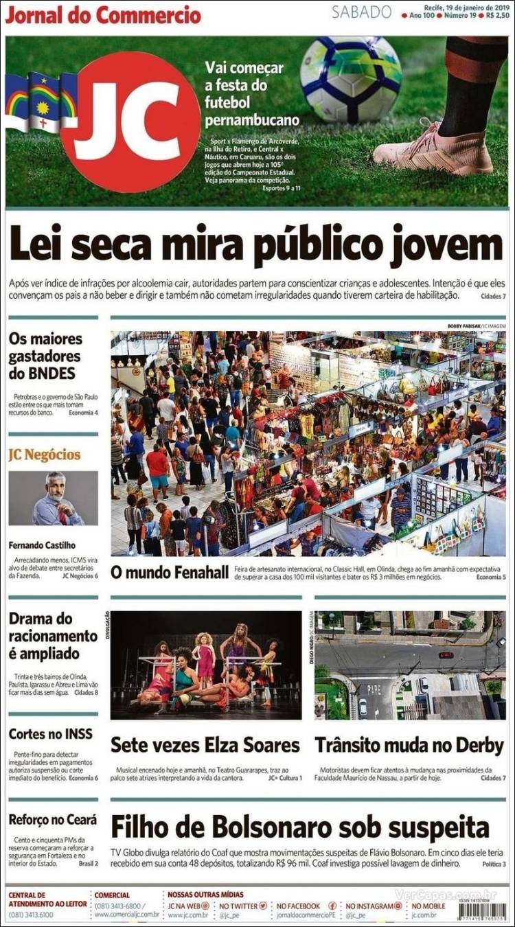 Portada de Jornal do Comércio (Brasil)