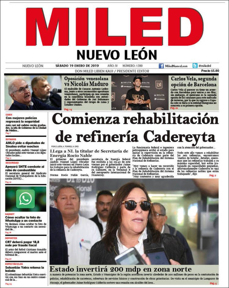 Portada de Miled - Nuevo León (M&eacute;xico)