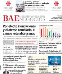 Portada de Buenos Aires Económico (Argentina)