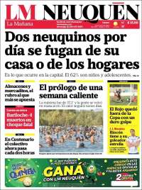 Portada de La Mañanade Neuquén (Argentina)