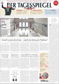 Portada de Der Tagesspiegel (Alemania)