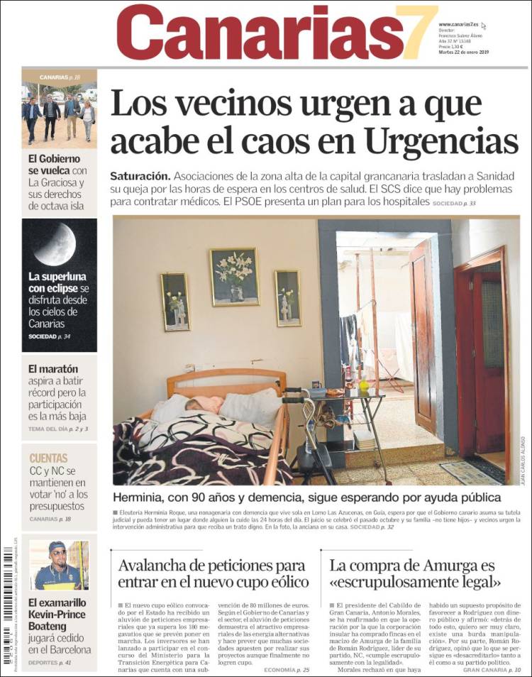 Portada de Canarias 7 - Fuerteventura (Espa&ntilde;a)