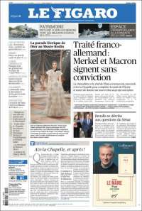 Portada de Le Figaro (Francia)