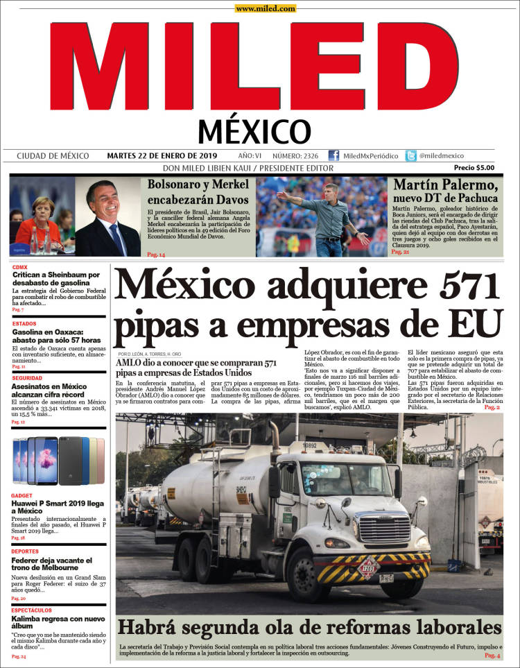 Portada de Miled (México)