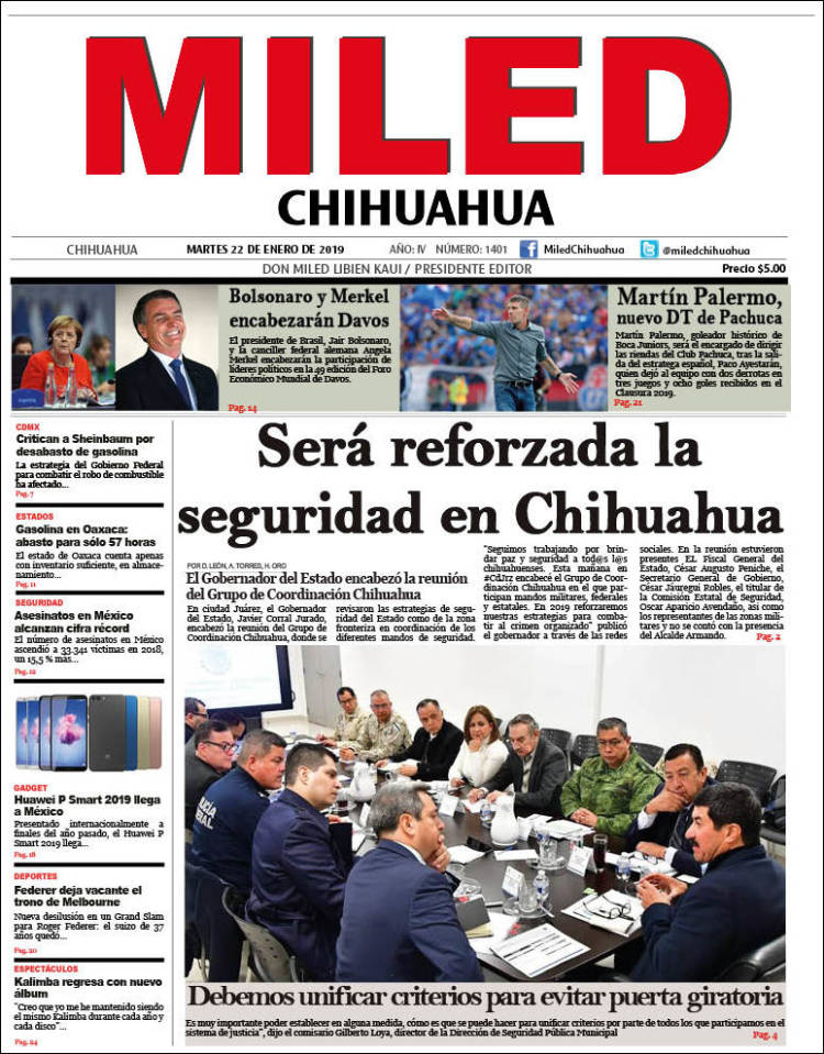 Portada de Miled - Chihuahua (México)