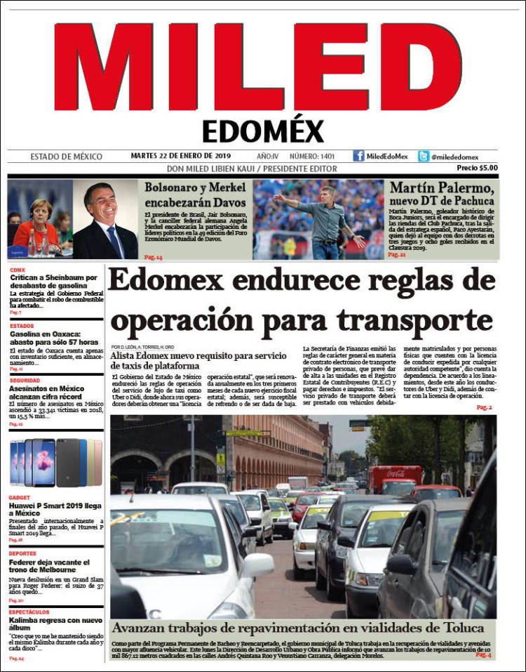 Portada de Miled - Estado de México (México)