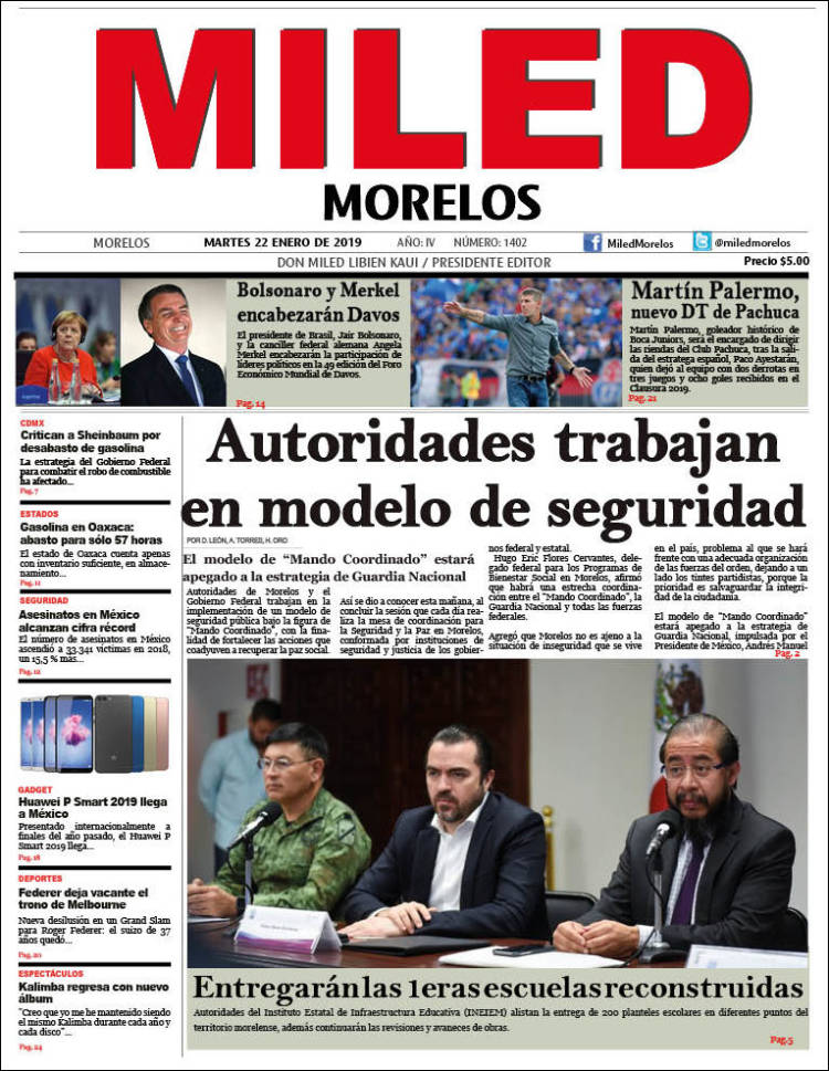 Portada de Miled - Morelos (México)
