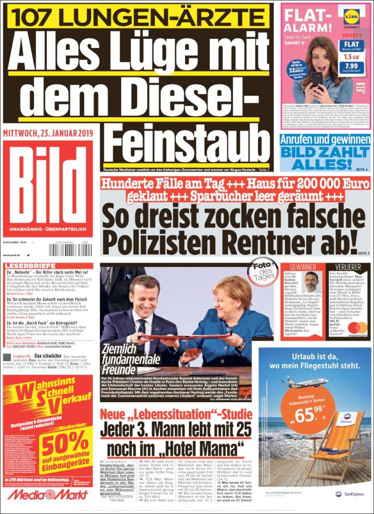 Portada de Bild (Alemania)