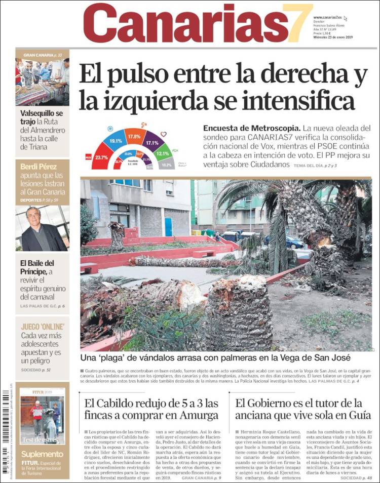 Portada de Canarias 7 - Fuerteventura (Espa&ntilde;a)