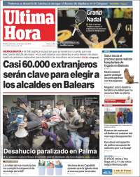 Portada de Última Hora (España)