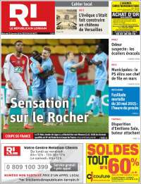 Portada de Le Republicain Lorrain (Francia)