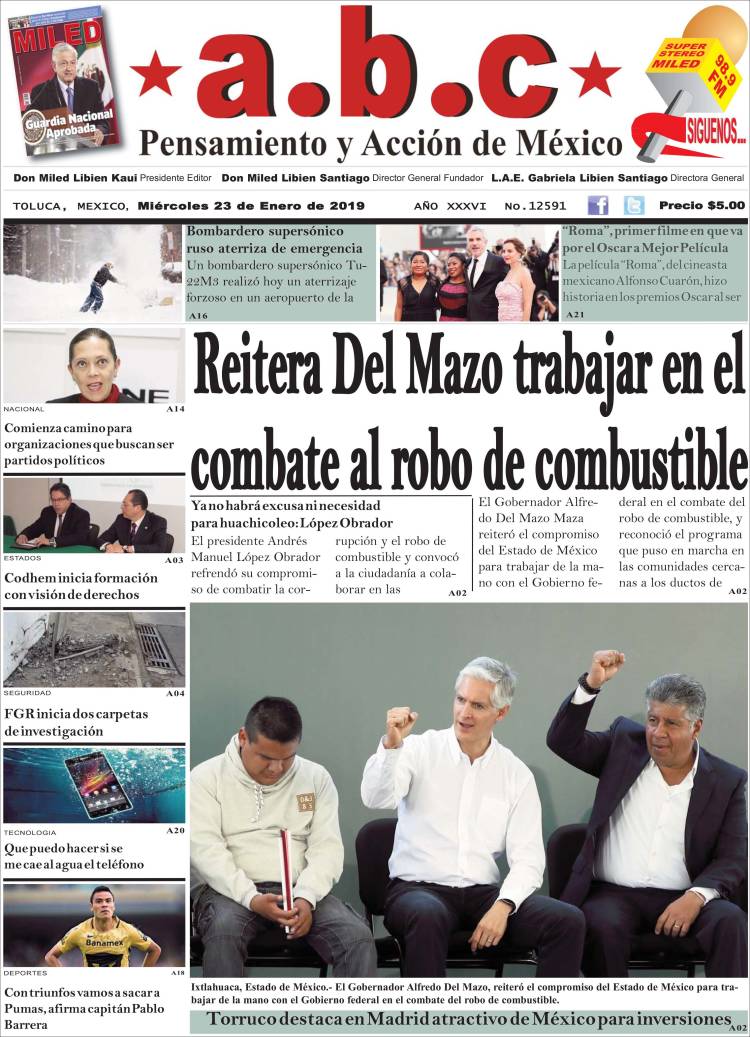 Portada de A.B.C.  (México)