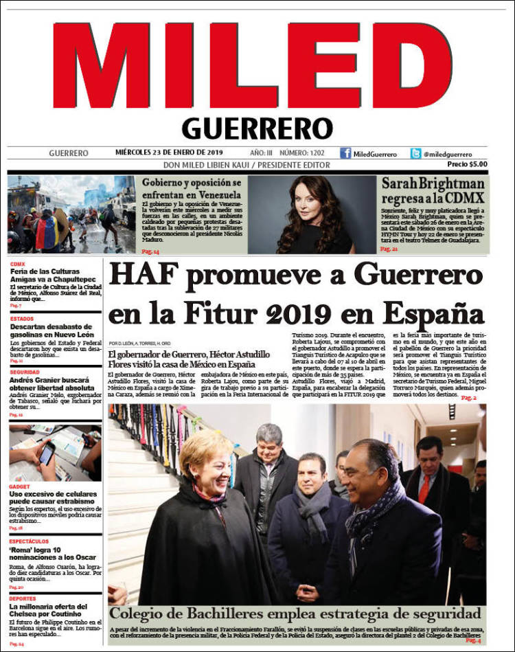 Portada de Miled - Guerrero (México)