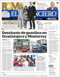 Portada de El Financiero (México)