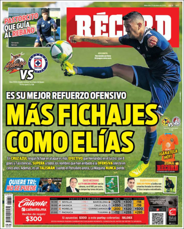 Portada de Record (México)