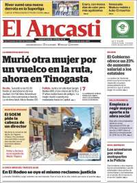 Portada de El Ancasti (Argentina)