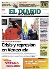 Portada de Diario de la República (Argentina)