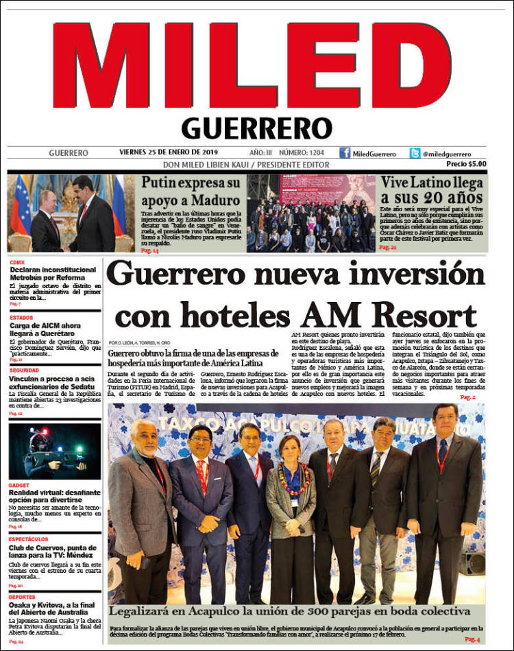 Portada de Miled - Guerrero (México)