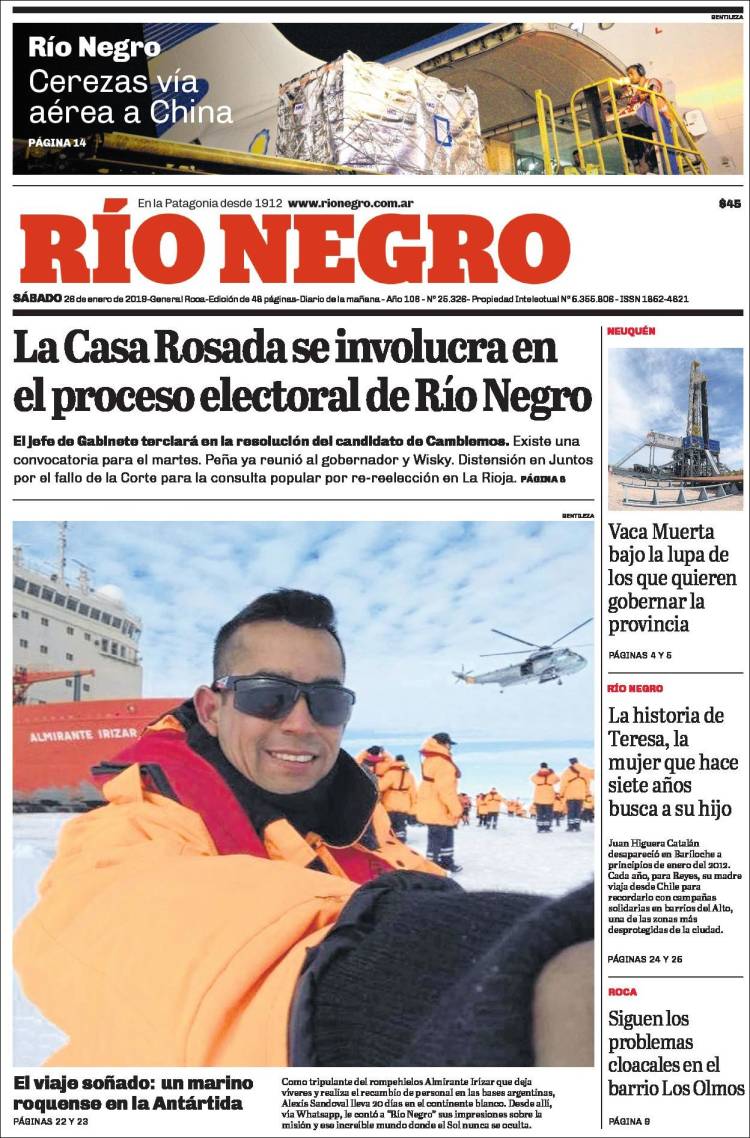 Portada de Rio Negro (Argentina)