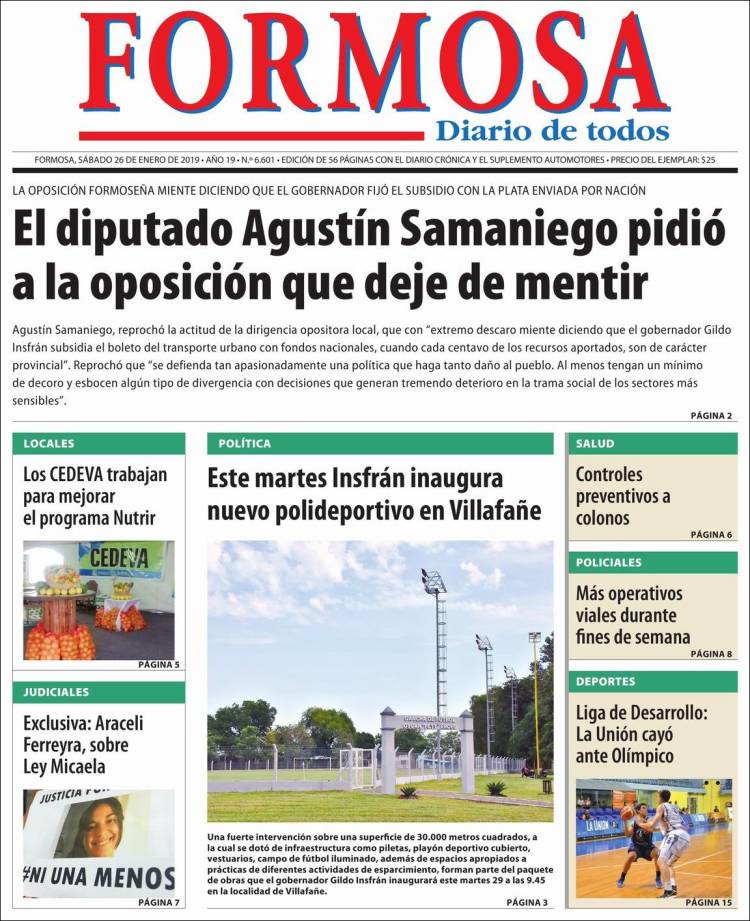 Portada de Formosa (Argentina)