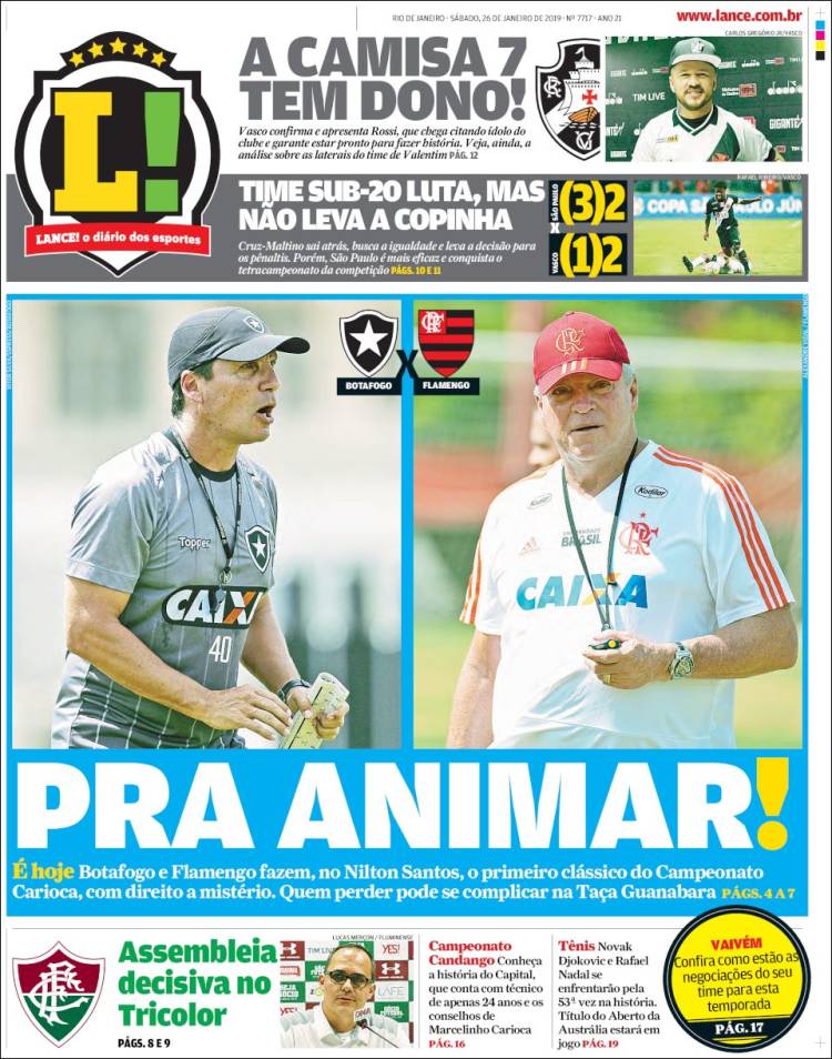 Portada de Lance! (Brasil)