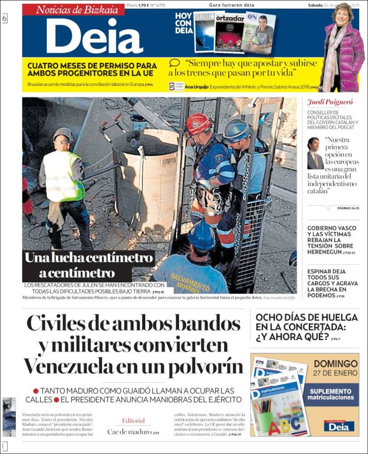 Portada de Deia (España)