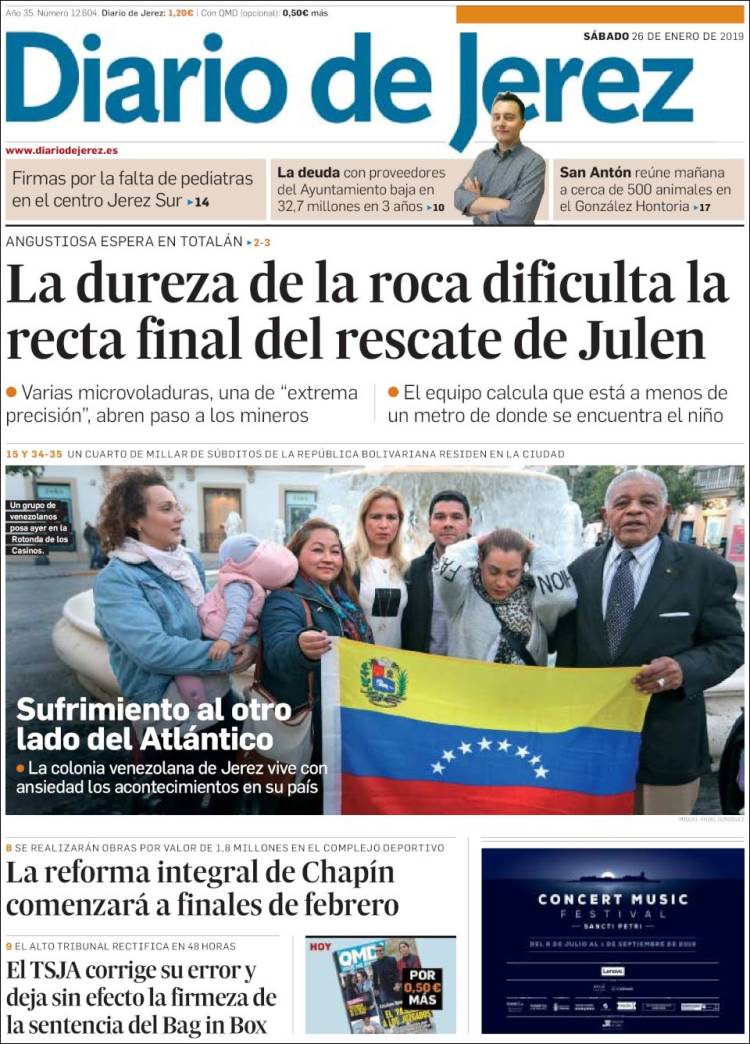 Portada de Diario de Jerez (Espa&ntilde;a)