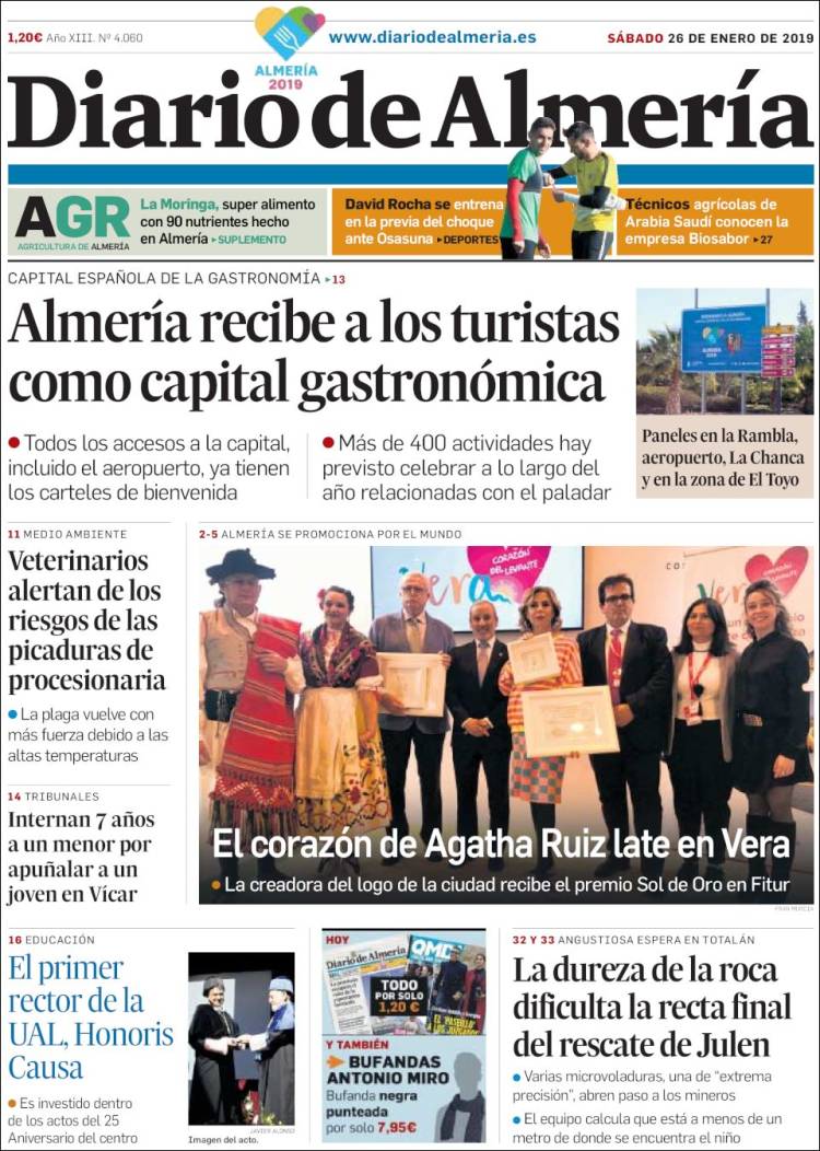 Portada de Diario de Almería (Espa&ntilde;a)