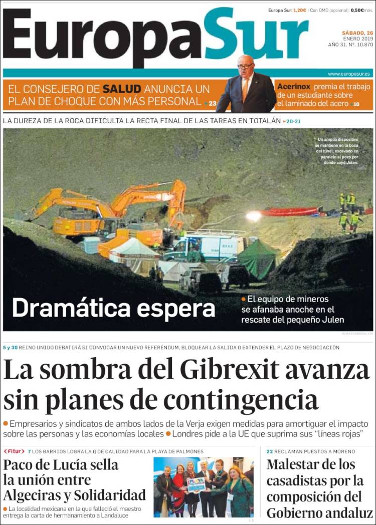 Portada de Europa Sur (Espa&ntilde;a)