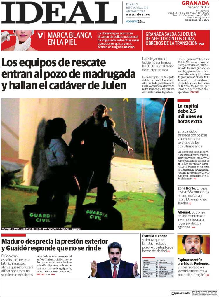 Portada de Ideal (Espa&ntilde;a)
