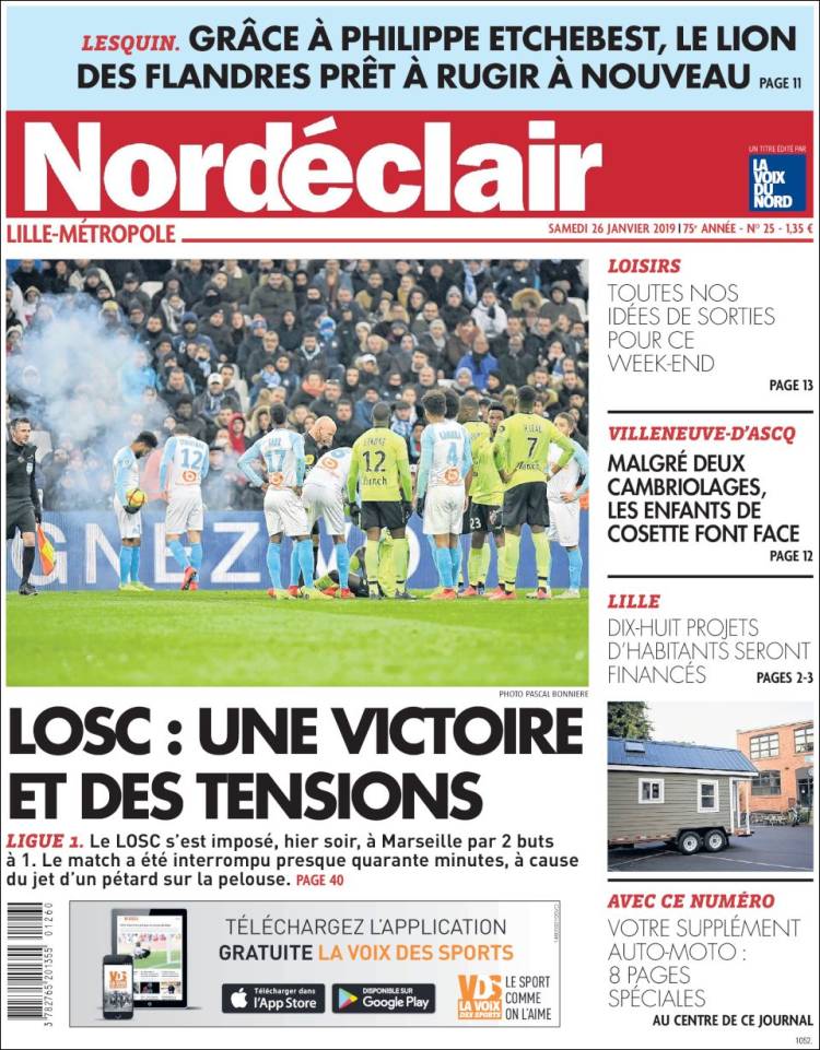 Portada de Nord Éclair (Francia)