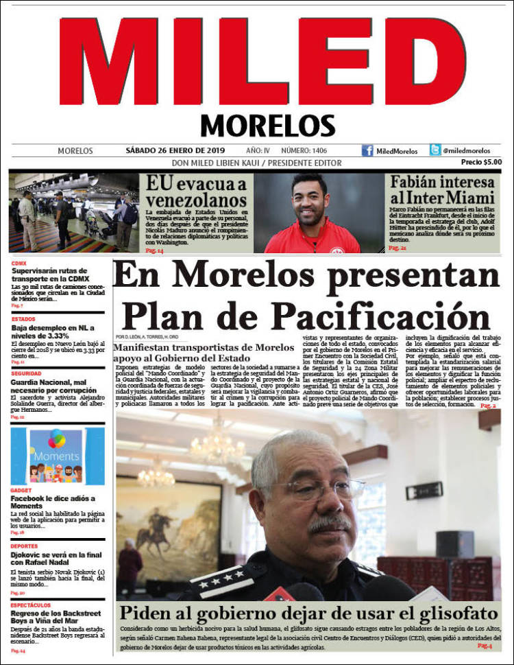 Portada de Miled - Morelos (México)